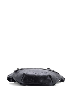 Gucci Pre-Owned GG Embossed Perforated Leather Small belt bag - Black