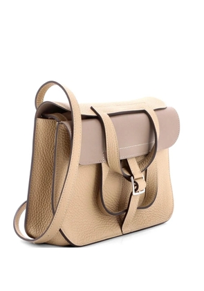 Hermès Pre-Owned Halzan Bag Verso Clemence 25 shoulder bag - Neutrals