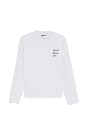 GEORGE. logo-print long-sleeve T-shirt - Grey