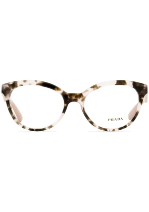 Prada Eyewear 11R oval-frame sunglasses - Neutrals