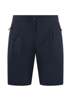 People Of Shibuya pleated zip-pocket shorts - Blue