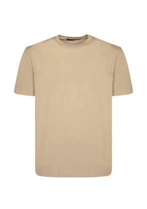 Daniele Fiesoli crew-neck fine-knit T-shirt - Neutrals