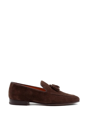 Berwick Shoes tassel-detail suede loafers - Brown