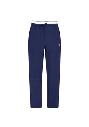 Sergio Tacchini logo-embroidered drawstring track pants - Blue