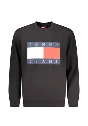 Tommy Jeans logo-print sweatshirt - Black