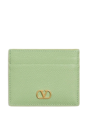 Valentino Garavani VLogo Signature grainy calfskin card holder - Green