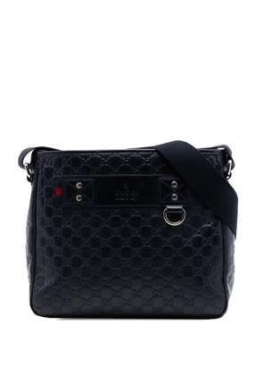 Gucci Pre-Owned 2016-2026 Guccissima Web crossbody bag - Black