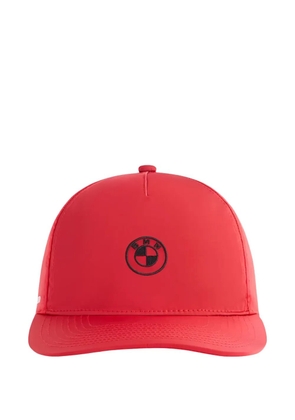 KITH x BMW logo-detail cap - Red
