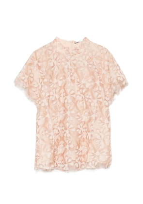 Hui Hui Daisy floral-embroidered blouse - Pink