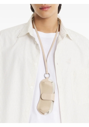 Maison Kitsuné detachable-neck strap sunglasses case - Neutrals
