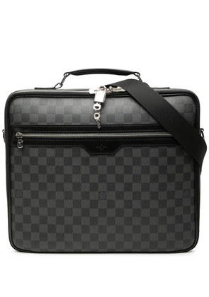 Louis Vuitton Pre-Owned 2010 Damier Graphite Steve business bag - Black
