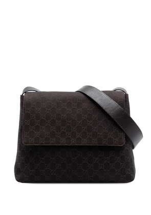 Gucci Pre-Owned 2016-2026 GG Denim Messenger Bag crossbody bag - Brown