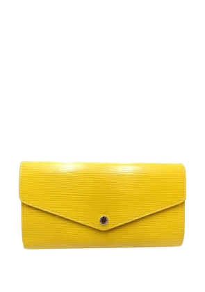 Louis Vuitton Pre-Owned 2016 Epi Sarah Wallet long wallets - Yellow