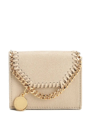 Stella McCartney Falabella chain-trim wallet - Neutrals