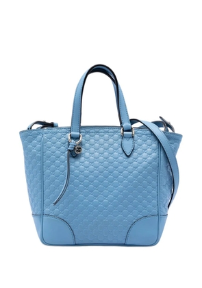 Gucci Pre-Owned 2016-2025 Small Microguccissima Bree satchel - Blue
