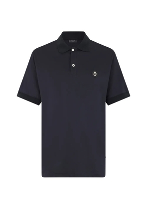 Billionaire appliqué basic polo shirt - Blue