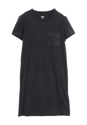 Hermès Pre-Owned 2020 H-embroidered dress - Black