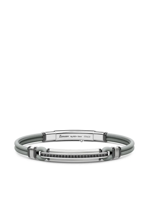 Zancan spinel-embellished bracelet - Grey