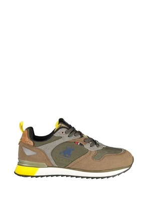 U.S. Grand panelled lace-up sneakers - Green