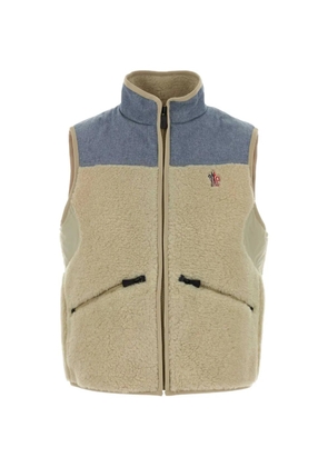 Moncler Grenoble Teddy & Chambray gilet - Neutrals