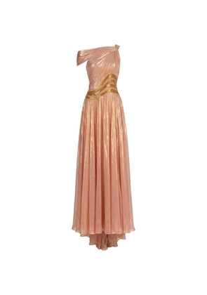 Gattinolli by Marwan lurex gown dress - Pink
