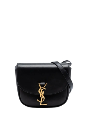 Saint Laurent Pre-Owned 2023 Small Leather Monogram Kaia crossbody bag - Black