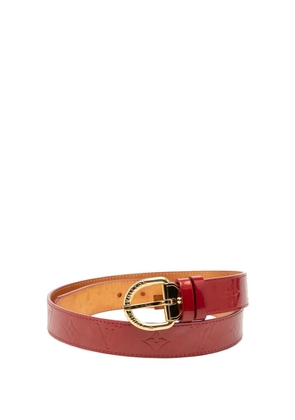 Louis Vuitton Pre-Owned 2016 Monogram Vernis Ceinture belt - Red