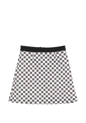 The Artistylist check-pattern mini skirt - Black