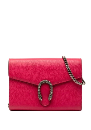 Gucci Pre-Owned 2000-2015 Calfskin Dionysus Wallet on Chain crossbody bag - Pink
