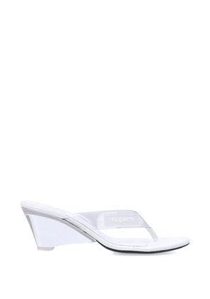Coperni 60mm Lift flip flops - White