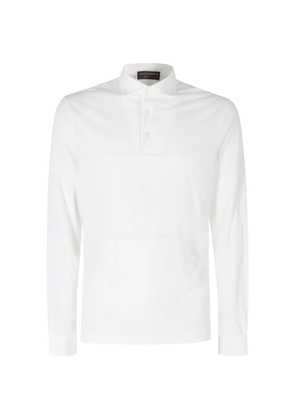Filippo De Laurentiis long-sleeve polo shirt - White