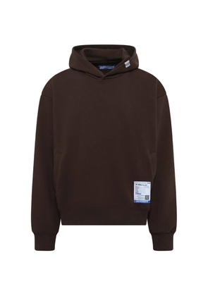 Maison MIHARA YASUHIRO Instrumental logo-patch hoodie - Brown