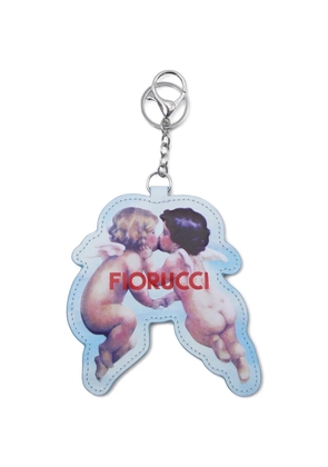Fiorucci applique keyring - Blue