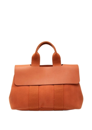 Hermès Pre-Owned 1997-2014 Toile and Swift Valparaiso PM handbag - Orange
