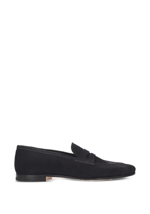 Premiata suede panelled loafers - Black