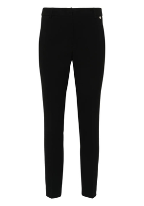 LIU JO crepe cigarette trousers - Black