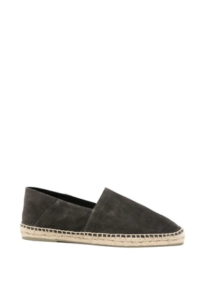 TOM FORD perforated-suede espadrilles - Grey
