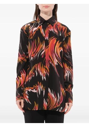 Givenchy graphic-print button-down shirt - Black