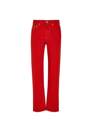 Blazé Milano logo-embroidered straight-leg jeans