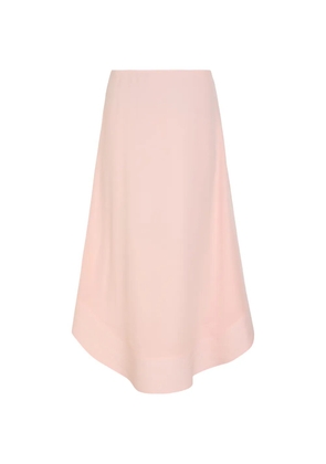Stella McCartney asymmetric-hem A-line midi skirt - Pink