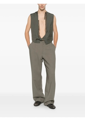 Magliano Dawn raw-edge waistcoat - Green