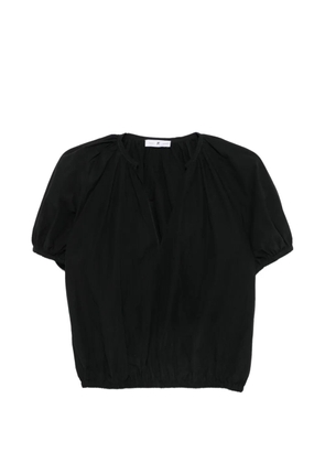 PT Torino Teresa puff-sleeve blouse - Black