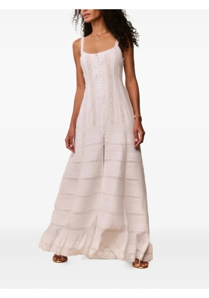 LoveShackFancy Calyx maxi dress - White