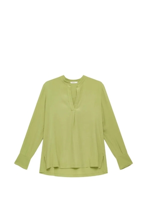 MALIPARMI fluid crepe blouse - Green
