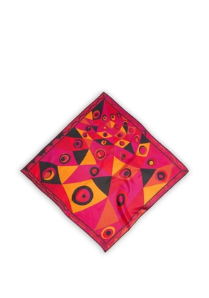 PUCCI Angoli-print silk scarf - Pink