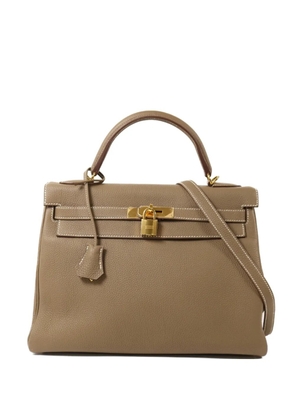 Hermès Pre-Owned 2016 Kelly 32 tote bag - Grey