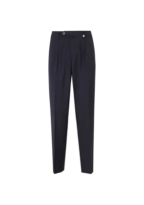 Myths pleated-detail tailored trousers - Blue