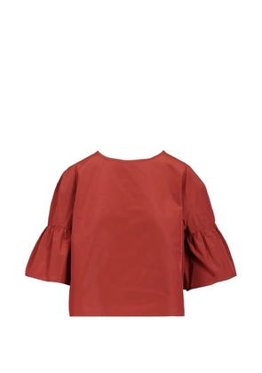 Weekend Max Mara cropped bell-sleeve blouse - Red