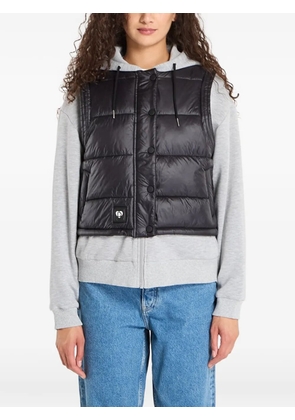 Desigual quilted hooded jacket - Black