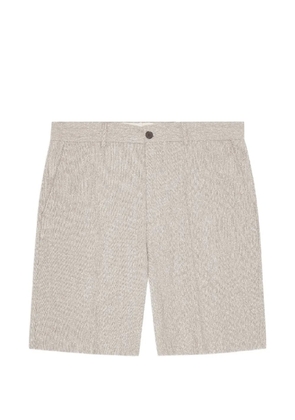 NN07 Paw melange-effect shorts - Neutrals